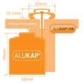 Alukap-XR 45mm Glazing Bars & 55mm Slot Fit Rafter Gasket